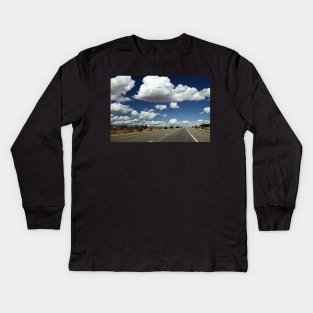 On the road to nowhere Kids Long Sleeve T-Shirt